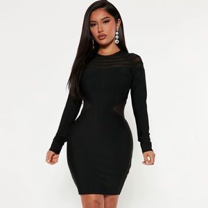 Black Bandage Mini Dress
